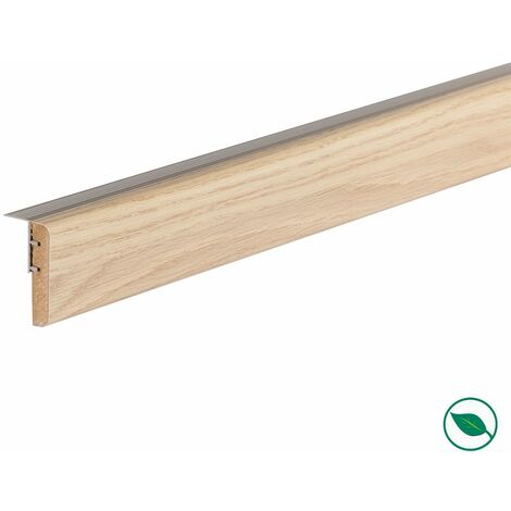 Forestea – Profilé de transition stratifié pour rénovation d'escalier 1300 x 56 x 12 mm – Matériau PEFC 70% – Compatible escaliers droits et quart tournant