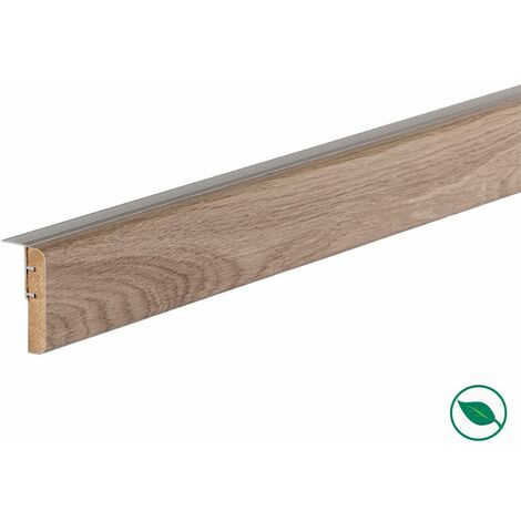 Forestea – Profilé de transition stratifié pour escalier 1300 x 56 x 12 mm – Matériau PEFC 70% – Rénovation esthétique et sécurisée