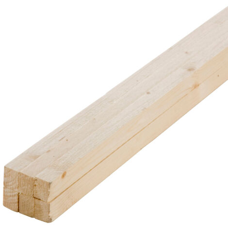 Lot de 6 tasseaux sapin brut 2400 x 48 x 31 mm - PEFC 70%