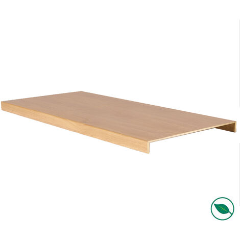 Forestea – Marche rénovation d'escalier stratifié 1300 x 610 x 56 mm – PEFC 70% – Découpe facile pour escaliers droits et quart tournant