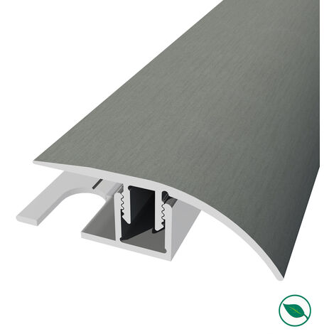 Forestea – Barre de seuil aluminium brossé 90 cm – Largeur 3,9 cm – Hauteur 1,4 cm – Finition élégante pour transitions de niveau