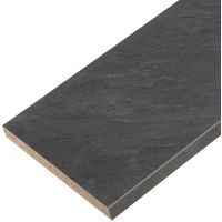 Forestea – Plan de travail stratifié CPL ardoise foncé 1850 x 610 x 28 mm – Label PEFC 75% – Finition haut de gamme pour professionnels