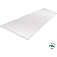 Forestea – Tablette mélaminée blanche 1200 x 300 x 18 mm – Certification PEFC 75 % – Idéale pour étagères murales et rangements sur mesure