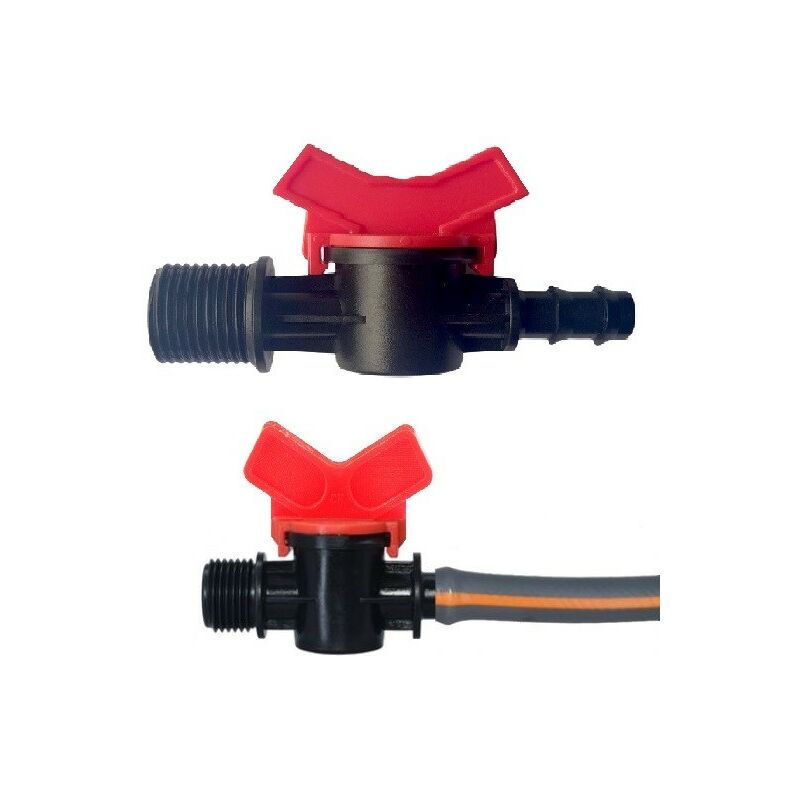 Système d'irrigation goutte à goutte, valve de 16mm, vanne de ruban d'irrigation goutte à goutte