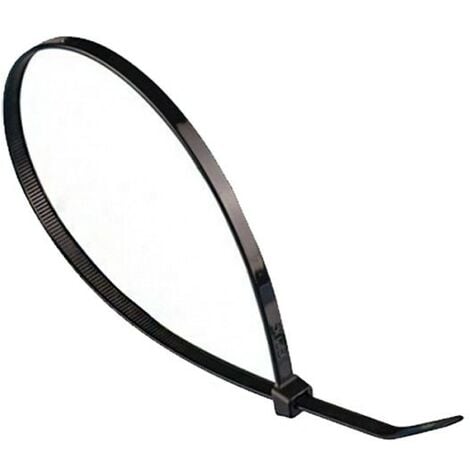 SERRE CABLES EN NYLON NOIR 25 X 100 MM   100 PCS  OFFRE EXCLUSIVE