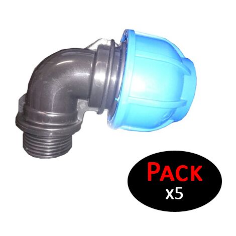 Coude mâle PE 32 mm (lot de 5 unités)  Offre exclusive (1/2)