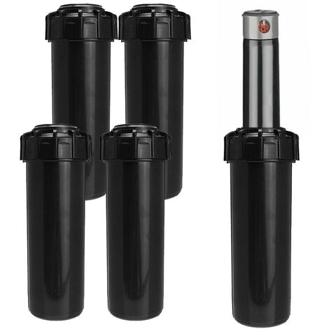 Arroseur escamotable, buse rotative, portée 6,9 - 15,6 mètres. Filetage femelle 3/4". Paquet de 5 unités. Offre exclusive (1/5)