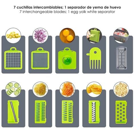Coupe-légumes manuel 15 en 1 : Mandoline de cuisine  Offre exclusive