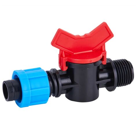 VANNE ETAGEE A RUBAN DIRRIGATION GOUTTE A GOUTTE FILETAGE MALE 16 MM X 12 ROBINET DARRET  OFFRE EXCLUSIVE