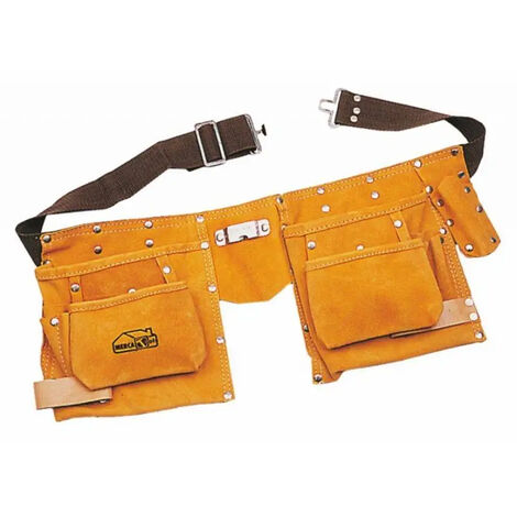 Porte-outil a double sac | outils de menuiserie bricolage ceinture