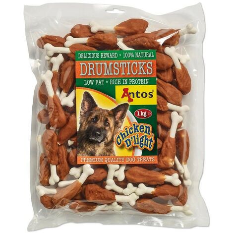 COLLATIONS POUR CHIENS PILONS DE POULET 1 KG OFFRE EXCLUSIVE (1/2)