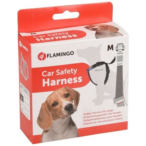 Harnais de voiture pour chien ceinture de sécurité taille M - 10-17 kg  Offre exclusive