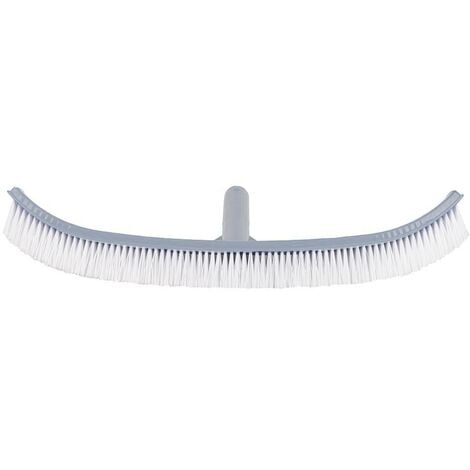 BROSSE EN PLASTIQUE COURBEE POUR LE NETTOYAGE DE LA PISCINE 45CMS  OFFRE EXCLUSIVE