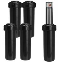 Arroseur escamotable, buse rotative, portée 6,9 - 15,6 mètres. Filetage femelle 3/4". Paquet de 5 unités. Offre exclusive