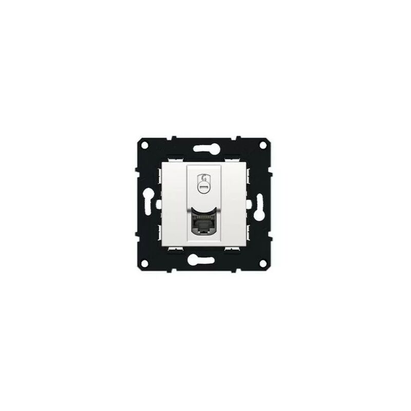 Prise RJ45 Catégorie 6 FTP Blanc Arnould Espace EVOLUTION 51047 - Ancien Stock, Traces Possibles