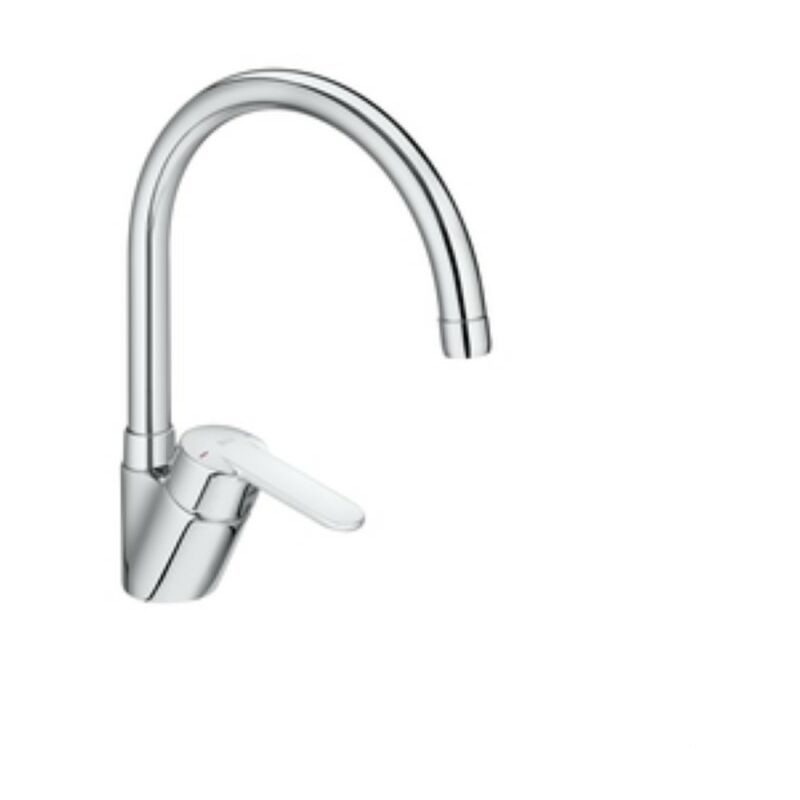 Grifo de cocina ROCA Victoria caño giratorio curvado