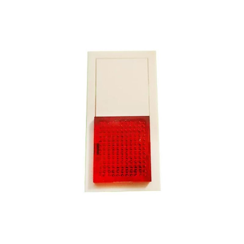 Legrand 078116 Bouton-poussoir à fermeture voyant rouge 6A