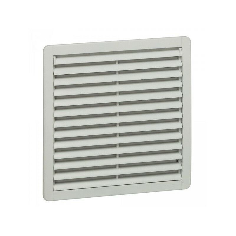 Rejilla ventilación de plástico 370x223 mm con malla anti insectos