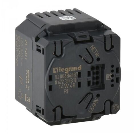 Legrand 067233 Interruptor receptor 1 circuito 2500 W Legrand Céliane ...