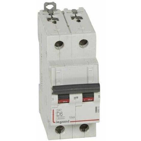 Legrand 408012 Disyuntor DX≥ 6000 2p 230/400v curva d