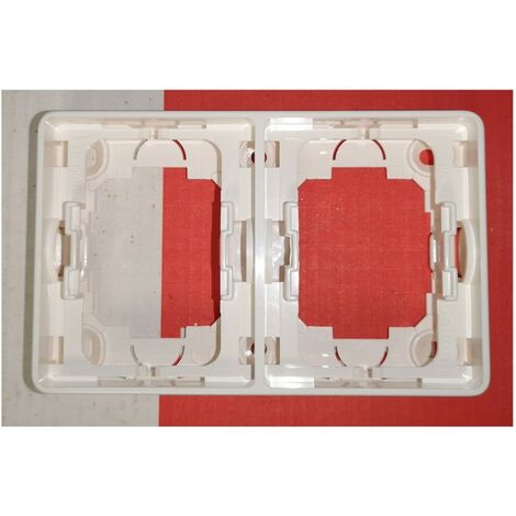 Caja de empotrar cuadrada 47 mm-Appleby blanco 