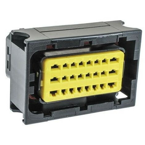 Conector Automotriz Sellado Aptiv (Delphi) Negro De 6 Vías | Ref. 35063543 | Para Cableado De Vehículos