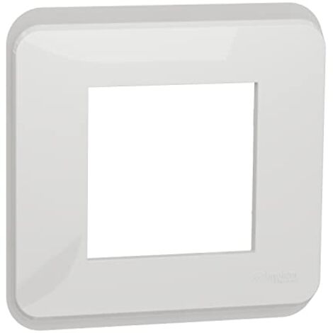 Unica Pro - plaque de finition - Blanc - 1 poste - NU400218
