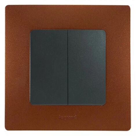 Legrand 096708 Plato cacao Niloé 1 estación