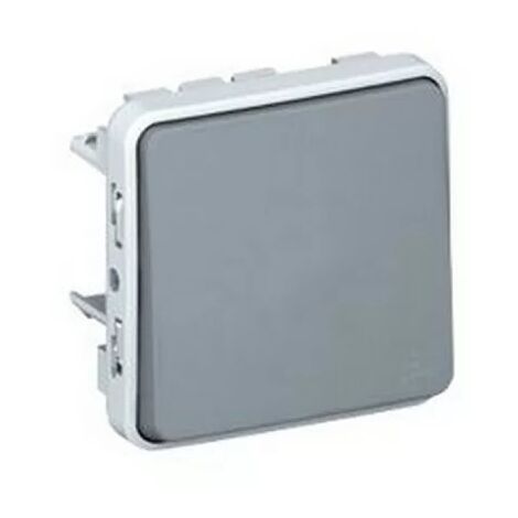 Legrand 069540 - Pulsador modular NO Prog Plexo gris - 10 A