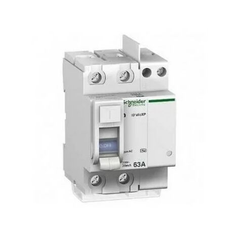 Schneider Electric Interruttore Differenziale Vite Verniciabile – Tipo AC, 63A, Serie XP Per Quadro Elettrico Resi9