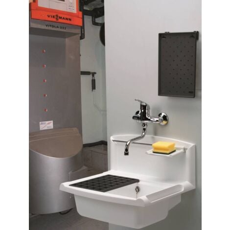 Sanit Evier avec multifonctionnelle ABU 55x45cm environ 12 litres