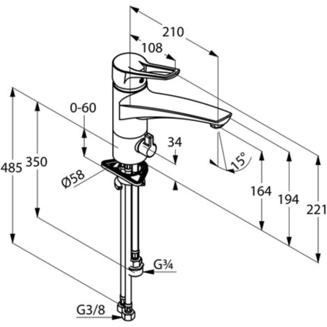 KLUDI Mitigeur D'évier MX Blanc-chromé - Achat / Vente Robinetterie De Cuisine Mitigeur D'évier