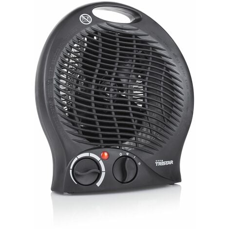 Radiateur électrique soufflant Tristar KA-5037 - Chauffage à ventilateur -  2 niveaux de chaleur 10002000 Watts - Pour les petits espaces - Noir