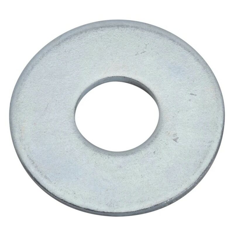 Rondelle piatte in acciaio zincato - 10 L