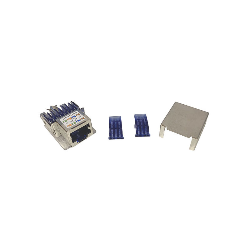 Accoppiatore di rete, CAT7, Schermato, RJ45 Femmina, RJ45 Femmina, Dritta, Metallo