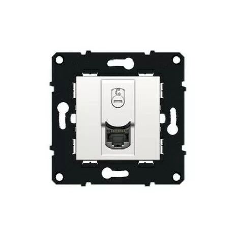 Presa per computer RJ45 cat.5e STP, nero antracite SEDNA DESIGN