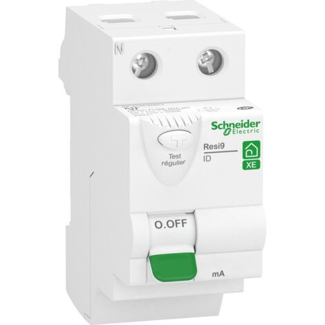 Schneider Electric 1334358 SCHN Resi9 1P+N 25A 30mA tipo A, bianco