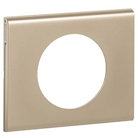 Legrand 68724 Placca In Alluminio Serpente Per Serie Céliane | 4 Posti | Copri Interruttore E Presa | Design Moderno E Raffinato