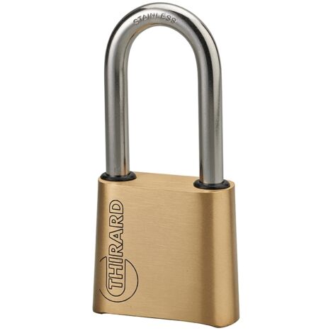 Lucchetto Tanker con combinazione arco in acciaio inox 58Mm - THIRARD (1/3)