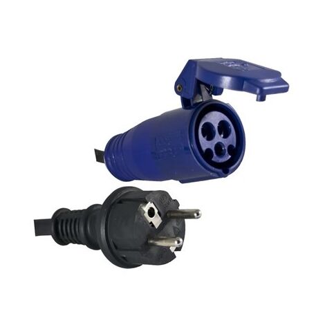 ARCOTEC ELCAMF ADATTATORE CAMPEGGIO CEE P17 FEMMINA/MASCHIO 0,30M
