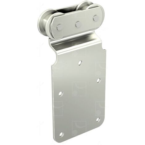 Supporto piatto MANTION per porta dritta 150kg - 2 rulli in acciaio - 251A