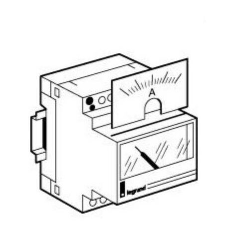 Legrand 004620 Quadrante di misurazione per amperometro 046 00 Lexic - 0-600 A
