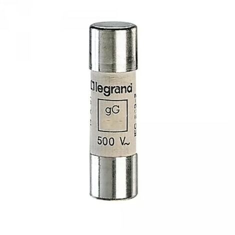 Legrand 014316 - Cartuccia industriale cilindrica 16A - gG - 14x51 mm - senza percussore