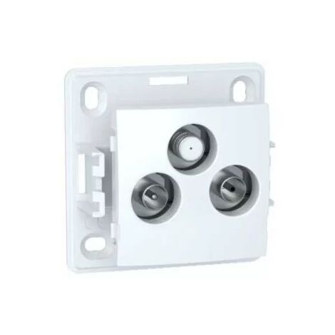 Schneider ALB82327 Presa TV Fm 1 Ingresso 2 Uscite Alvaïs