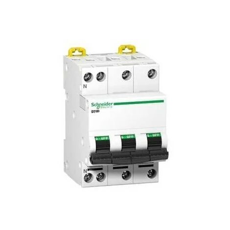 Schneider A9N21067 Interruttore automatico 3P+N 25A curva C Prodis DT40