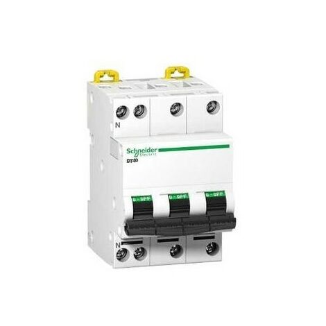 Abb - DS3NC16AC30 - Interruttore Magnetotermico Differenziale 6kA, AC,  Curva C, 16A 30mA 3P+N