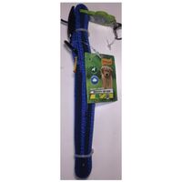 Collare per cani extra morbido blu - Taglia ML 35-55 cm - Codice QR - Friskies Purina