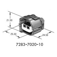 Yazaki 7283-7020-10 Connettore automobilistico a 2 vie - Femmina - 2.3II(090II) - Grigio