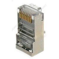Gigamedia GGM MJ8PB8C - LOT DE 10 Connecteurs RJ45 MODULAR 8 POINTS / 8 CONTACTS BLIND…S CAT5E/CAT6