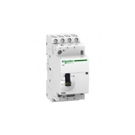 Schneider A9C21834 Manual contactor Acti9 iCT Tetra 4NO - Off-peak - 25A